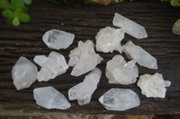 Natural Clear Quartz Crystals & Clusters  x 12 From Mpika, Zambia - Toprock Gemstones and Minerals 