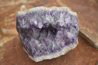 Natural Deep Jacaranda Amethyst Crystal Clusters  x 6 From Zambia - TopRock