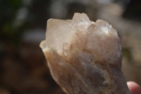 Natural Cascading Smokey Quartz Clusters x 3 From Luena, Congo