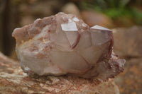 Natural Red Hematoid Quartz Specimens x 3 From Karoi, Zimbabwe - TopRock