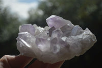 Natural Jacaranda Amethyst Clusters  x 3 From Mumbwa, Zambia - Toprock Gemstones and Minerals 