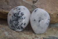 Polished Tourmalinated Quartz Standing Free Forms  x 4 From Namibia - TopRock