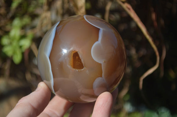 Polished Agate Spheres  x 2 From Madagascar