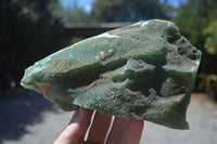 Natural Green Mtorolite / Chrome Chrysoprase Cutting Material  x 5 From Zimbabwe - Toprock Gemstones and Minerals 