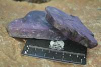 Natural Metallic Purpurite Cobbed Specimens  x 6 From Erongo, Namibia - Toprock Gemstones and Minerals 