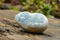 Polished Blue Celestite Eggs With Crystalline Centres  x 3 From Sakoany, Madagascar - TopRock