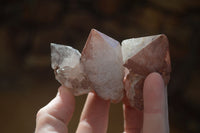 Natural Smokey Hematoid Quartz Crystals  x 35 From Madagascar