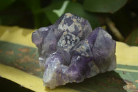 Natural Dark Purple Amethyst Clusters  x 3 From Mapatizya, Zambia - TopRock