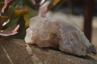 Natural Cascading Smokey Quartz Clusters x 3 From Luena, Congo