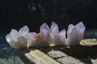 Natural Small Jacaranda Amethyst Specimens  x 12 From Mumbwa, Zambia - Toprock Gemstones and Minerals 