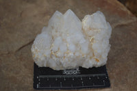 Natural "Cathedral Window" Candle Quartz Formations  x 6 From Madagascar - Toprock Gemstones and Minerals 