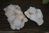 Natural White Spirit Cactus Quartz Clusters  x 2 From Boekenhouthoek, South Africa - Toprock Gemstones and Minerals 