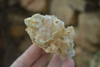 Natural Limonite Quartz Clusters x 12 From Solwezi, Zambia