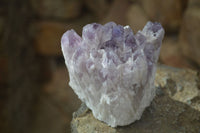 Natural Sugar Amethyst Clusters  x 4 From Solwezi, Zambia