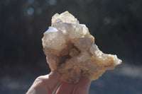 Natural Cascading Smokey Quartz Clusters x 3 From Luena, Congo