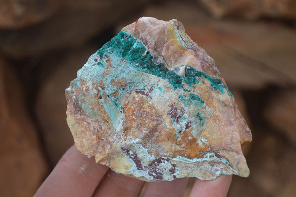 Natural Dioptase In Matrix Specimens  x 12 From Grootfontein, Namibia