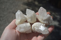 Natural Single Cascading Quartz Crystals  x 35 From Madagascar - Toprock Gemstones and Minerals 