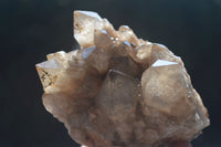 Natural Cascading White Phantom Smokey Quartz Clusters  x 2 From Luena, Congo - Toprock Gemstones and Minerals 