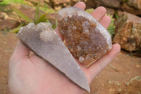 Polished Amethyst Agate Geode Specimens  x 6 From Maintirano, Madagascar - TopRock