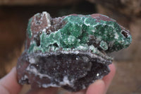 Natural Rare Ball Malachite On Drusy Quartz & Dolomite Specimens x 3 From Kambove, Congo