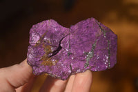 Natural Metallic Purpurite Cobbed Specimens x 12 From Erongo, Namibia