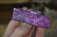 Polished Metallic Purpurite Cobbed Specimens x 12 From Erongo, Namibia