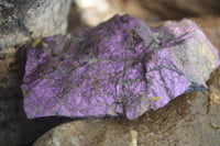 Natural Metallic Purpurite Cobbed Specimens  x 6 From Erongo, Namibia - Toprock Gemstones and Minerals 