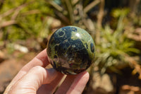 Polished Stromatolite / Kambamba Jasper Spheres  x 4 From Katsepy, Madagascar - TopRock