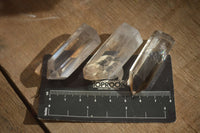 Polished Wispy Phantom Smokey Quartz Points x 20 From Madagascar