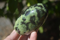 Polished Spotted Leopard Stone Standing Free Forms  x 6 From Zimbabwe