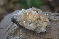 Natural Limonite Quartz Clusters x 12 From Solwezi, Zambia