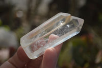 Polished Clear Quartz Crystal Points x 12 From Madagascar