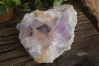 Natural Jacaranda Amethyst Clusters x 2 From Zambia