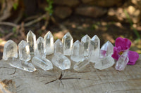 Polished Clear Quartz Crystal Points x 24 From Madagascar - TopRock