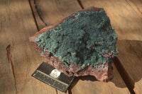 Natural Drusy Coated Ball Malachite On Dolomite Specimen  x 1 From Likasi, Congo