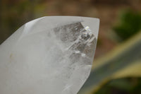 Polished Large Clear Quartz Points x 2 From Madagascar