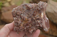 Natural Red Hematoid Quartz Specimens x 3 From Karoi, Zimbabwe - TopRock