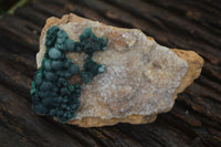 Natural Rare Ball Malachite On Drusy Quartz & Dolomite Matrix  x 6 From Kambove, Congo - Toprock Gemstones and Minerals 