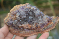 Natural Amethyst In Basalt Geode Specimens  x 6 From Zululand, South Africa - TopRock