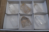 Polished Clear Quartz Crystal Points  x 6 From Madagascar