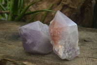 Natural Large Single Jacaranda Amethyst Crystals  x 3 From Mumbwa, Zambia - Toprock Gemstones and Minerals 