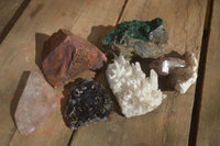 Natural Mixed Selection Of Minerals & Crystals  x 6 From Southern Africa