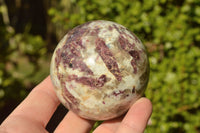 Polished Pink Rubellite Tourmaline Spheres (2 Sml, 2 Med) x 4 From Ambatondrazaka, Madagascar - TopRock