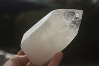 Polished Large Clear Quartz Points x 2 From Madagascar