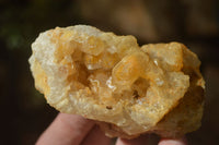 Natural Limonite Quartz Clusters x 12 From Solwezi, Zambia