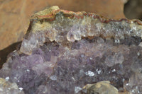 Natural Amethyst In Basalt Geode Specimens  x 6 From Zululand, South Africa - TopRock