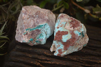 Natural Dioptase In Matrix Specimens  x 12 From Grootfontein, Namibia