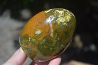 Polished Green Opal Standing Free Forms  x 6 From Madagascar - Toprock Gemstones and Minerals 