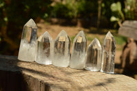 Polished Clear Quartz Crystal Points x 24 From Madagascar - TopRock