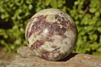 Polished Pink Rubellite Tourmaline Spheres (2 Sml, 2 Med) x 4 From Ambatondrazaka, Madagascar - TopRock